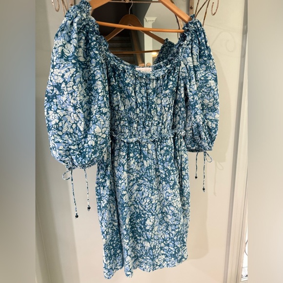 House of Harlow 1960 Dresses & Skirts - Floral Mini- House of Harlow, 1960, Blues mini Dress, Large, like new